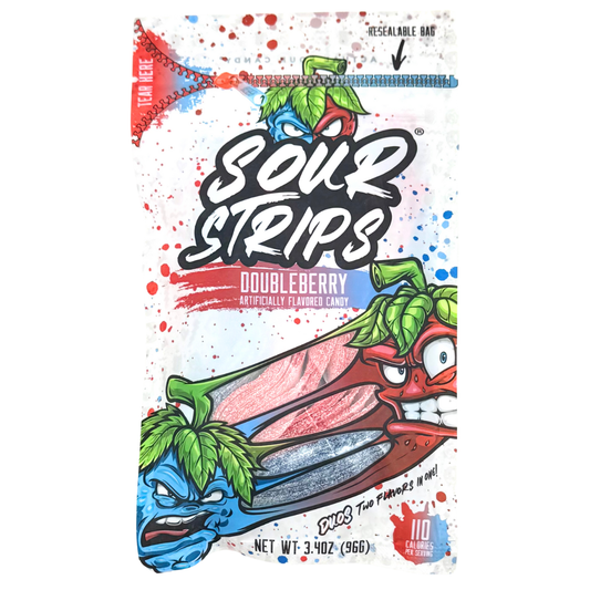 Sour Strips DoubleBerry 96g (USA)