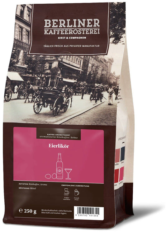 Berliner Kaffeerösterei - aromatisierter Kaffee Eierlikör