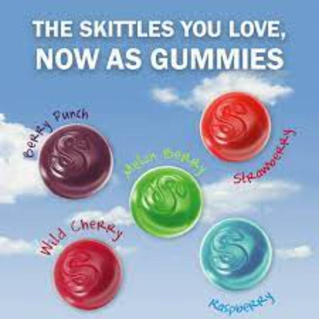 Skittles Wild Berry Gummies Klammerbeutel, 164,4 g (USA)