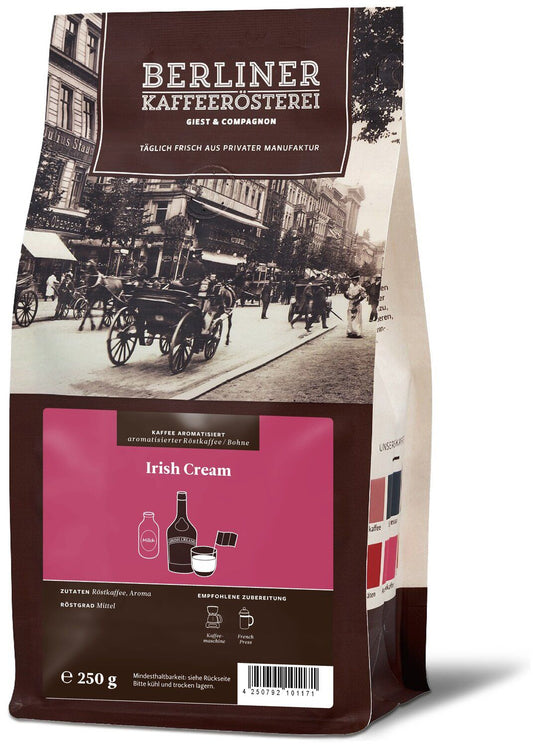 Berliner Kaffeerösterei - aromatisierter Kaffee Irish Cream