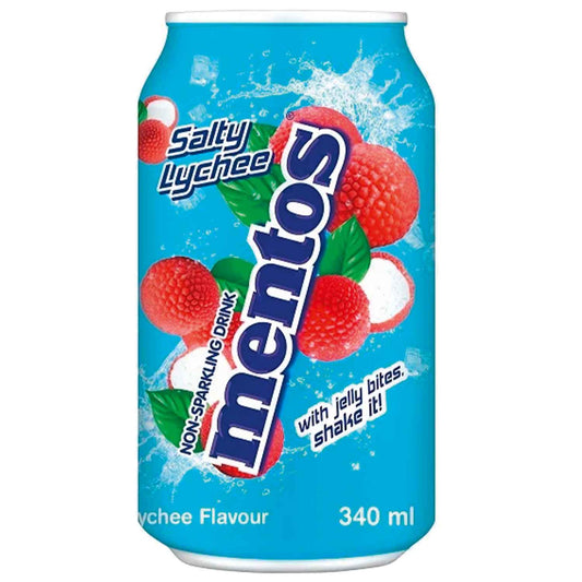 mentos Non-Sparkling Drink Salty Lychee 340ml - Südkorea Import