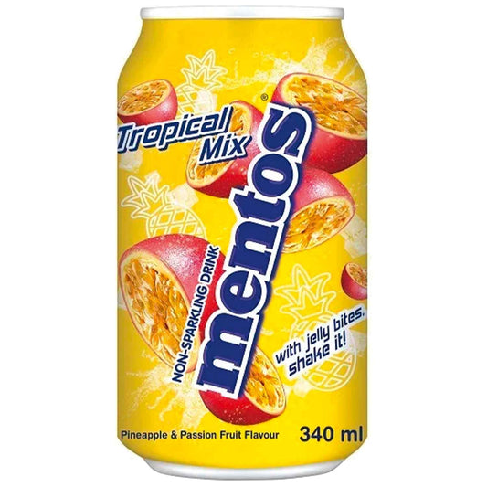 mentos Non-Sparkling Drink Tropical Mix 340ml - Südkorea Import