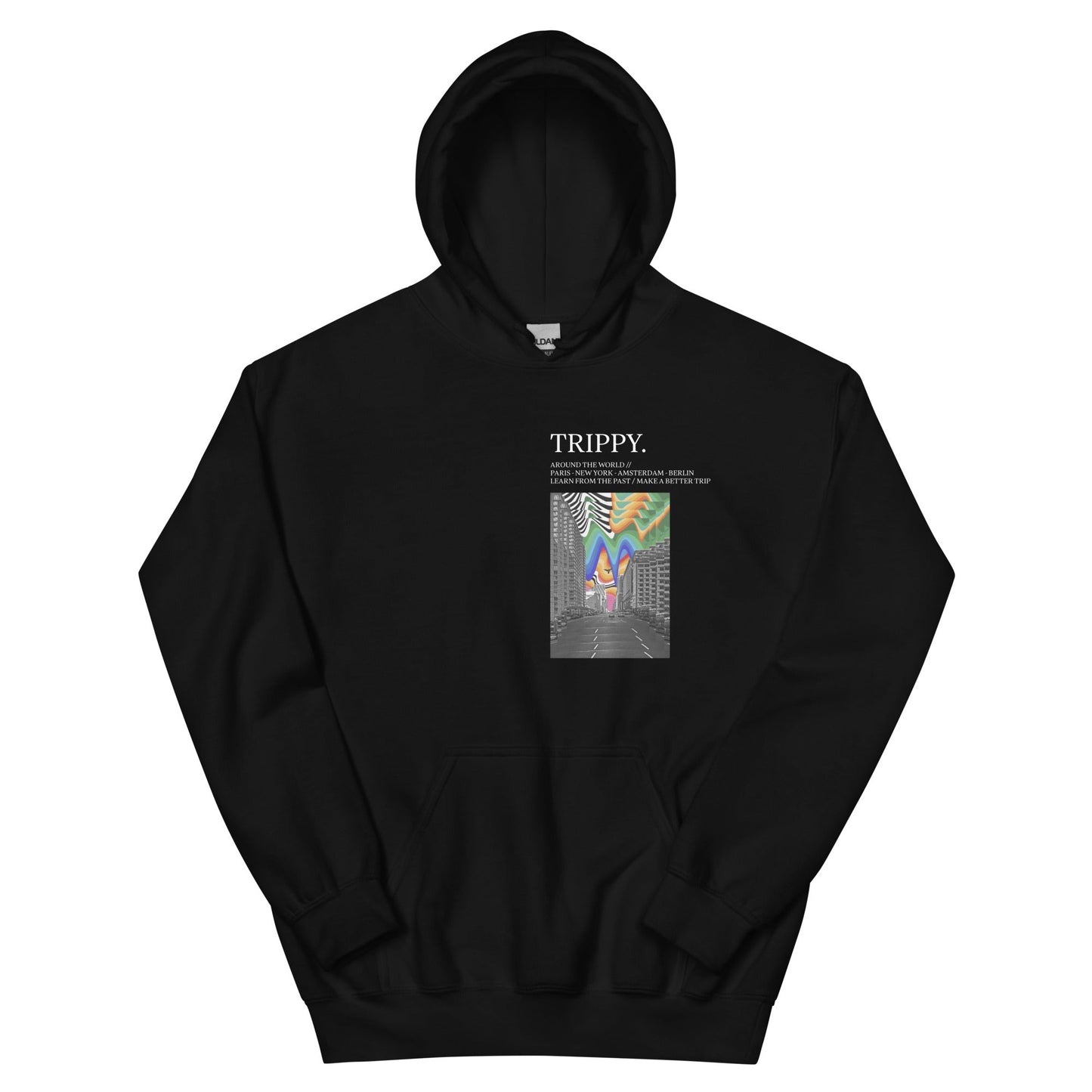 Trippy New York Times Kapuzenpullover