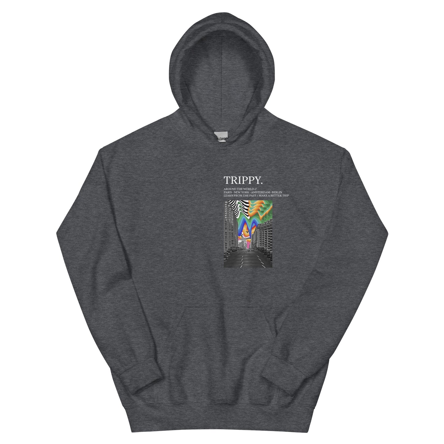 Trippy New York Times Kapuzenpullover