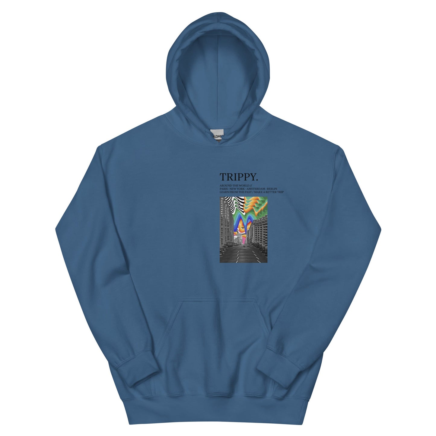 Trippy New York Times Kapuzenpullover