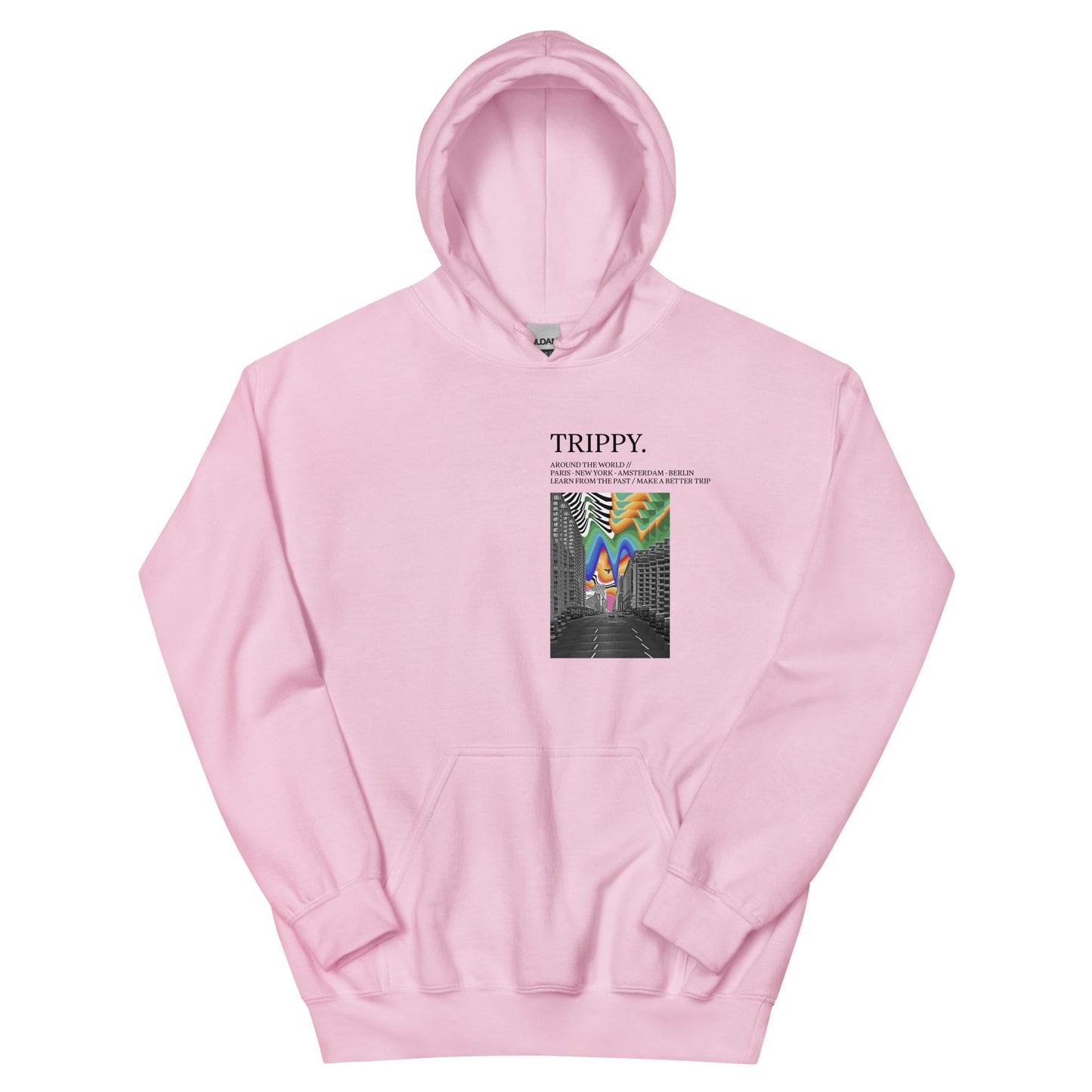 Trippy New York Times Kapuzenpullover