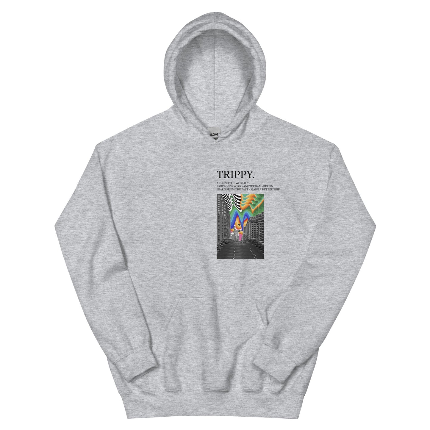 Trippy New York Times Kapuzenpullover